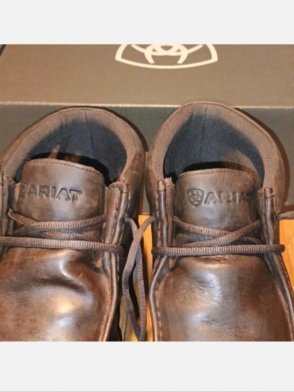 Ariat 15EE Wide Chukka Boots Spitfire Outdoor H20 Oily Distressed Brown
